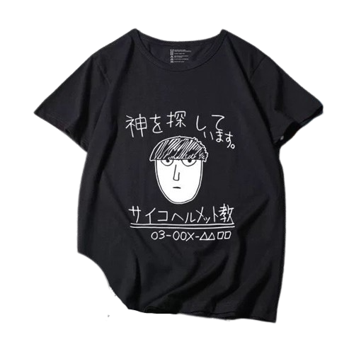 "100" Mob Psycho Anime Shigeo Oversized T-Shirts | 2 Options - Alpha Weebs