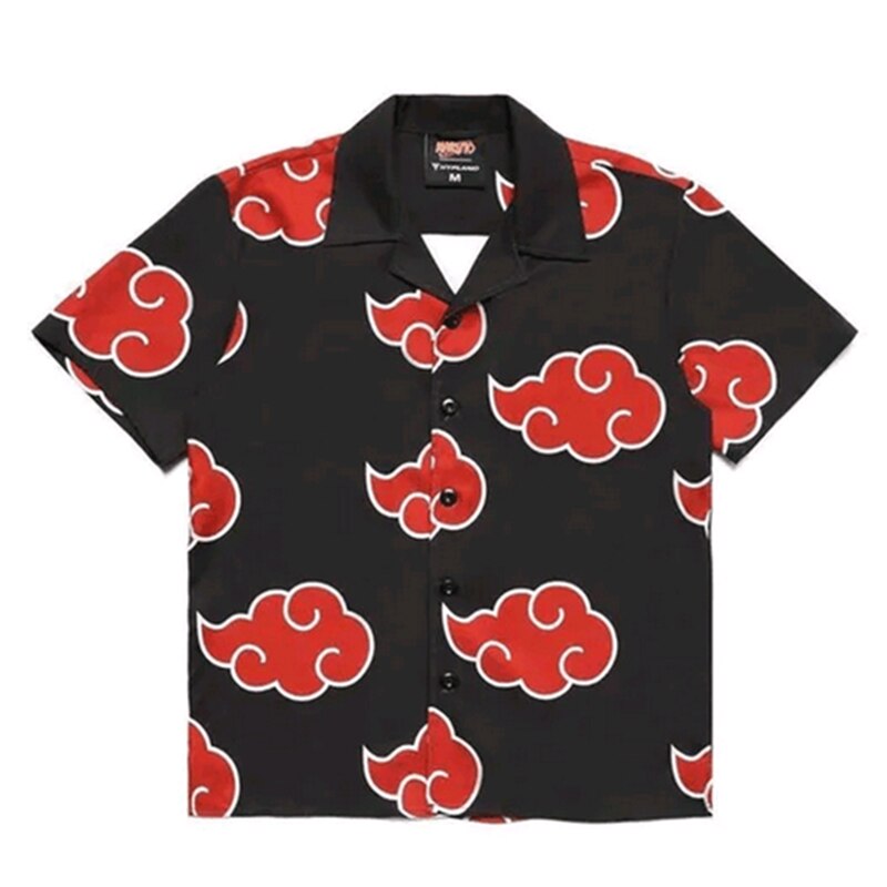 "CLOUD RED" - Akatsuki - Naruto Anime T-Shirt - Alpha Weebs