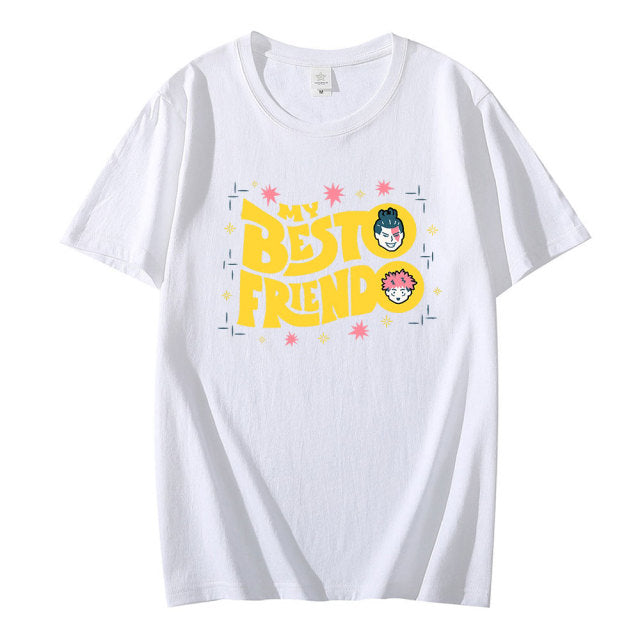 Besto Friendo Funny Japanese Anime Shounen Manga Gifts T-shirt