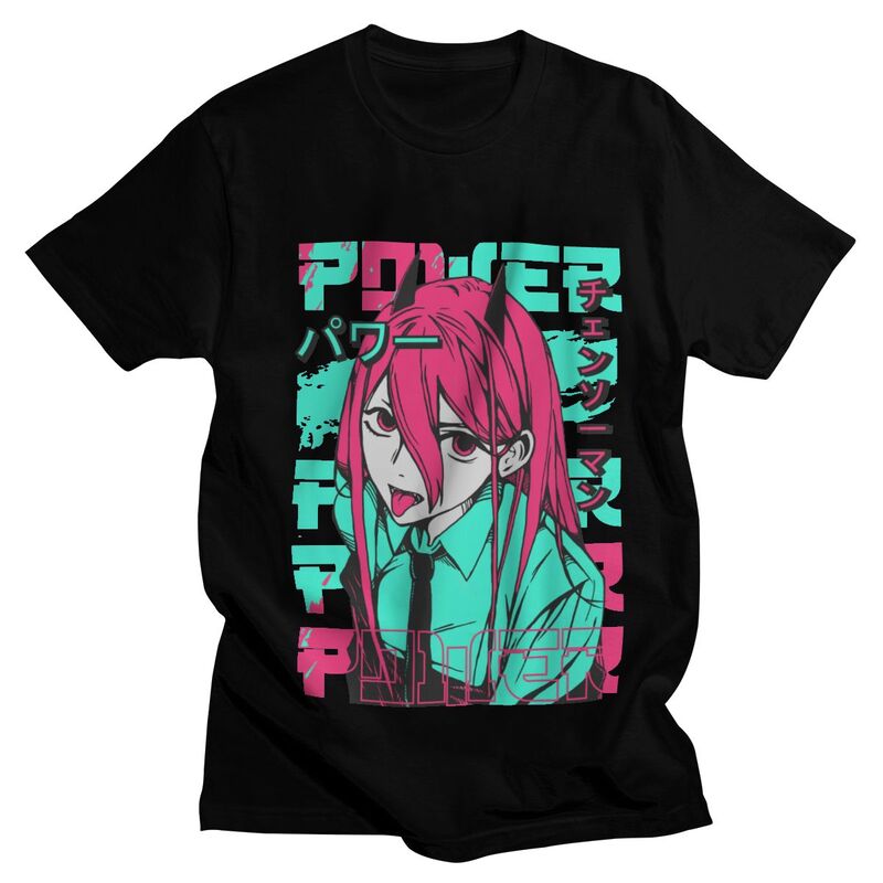 Anime - Streetwear - Power - Chainsaw Man Anime T-Shirt | 5 Colors - Alpha Weebs