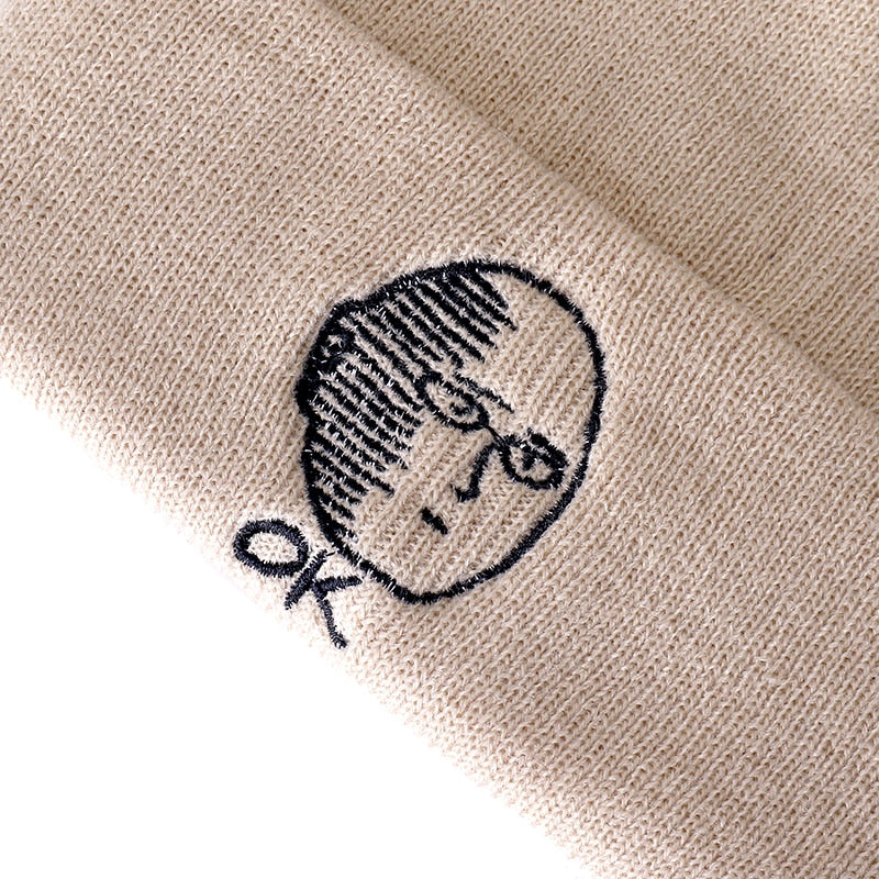 Anime - Streetwear - "OK" - One Punch Man - Anime Saitama Beanie | 2 Colors - Alpha Weebs