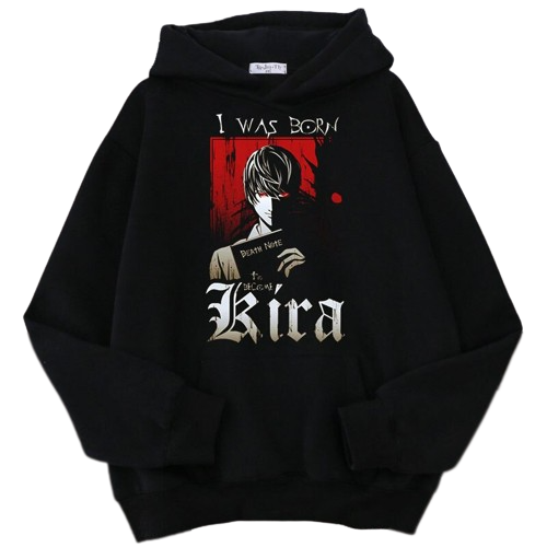 "DARK" - Light Yagami - Death Note Anime Oversized Hoodies - Alpha Weebs