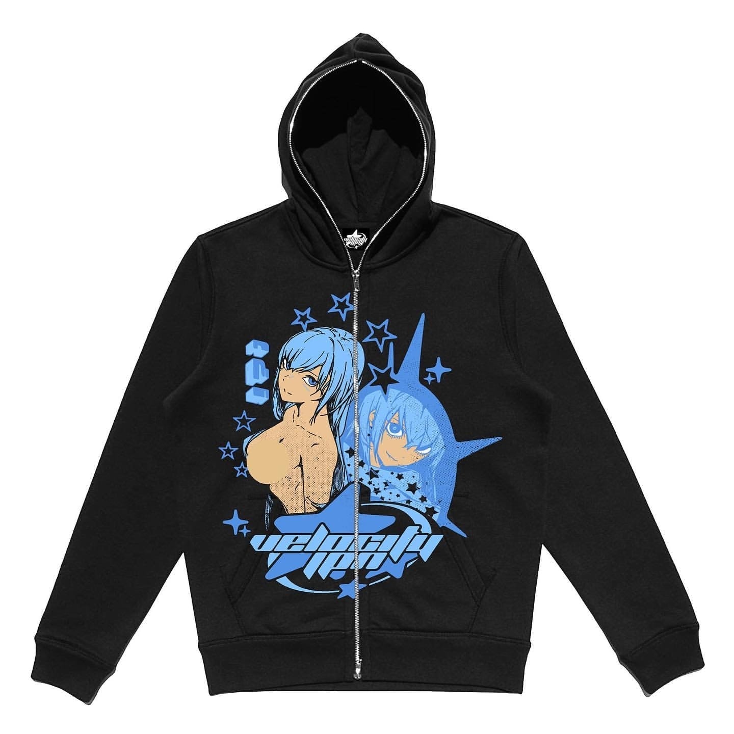 Anime - Streetwear - "VELOCITY" - Soul Eater Anime Oversized Hoodie | 5 Colors - Alpha Weebs