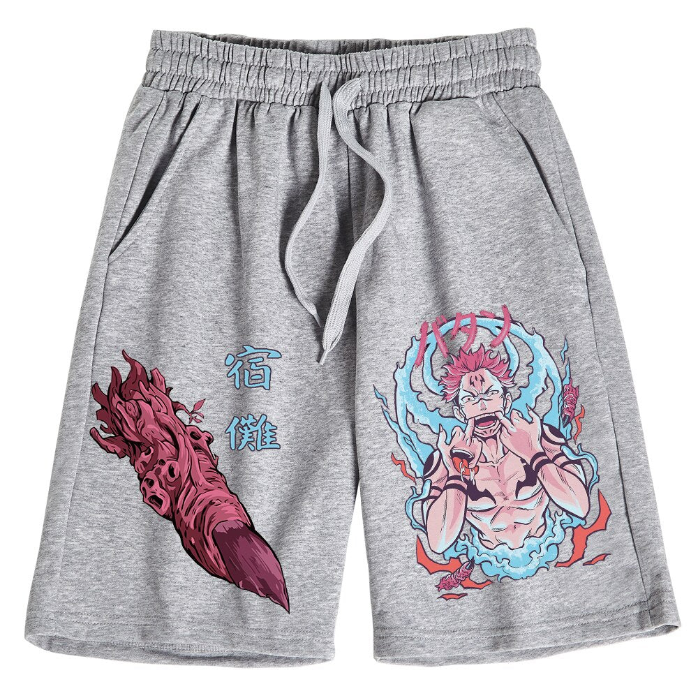 "FINGER-ING" - Jujutsu Kaisen Anime Ryomen Sukuna Shorts | 2 Colors