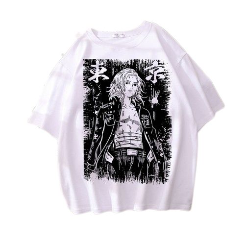 "LEADER" - Sano Manjirou - Tokyo Revengers Anime Oversized T-Shirt | 2 Colors