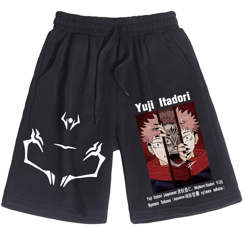 "DUAL" - Jujutsu Kaisen Anime Yuji-Ryomen Shorts | 2 Colors