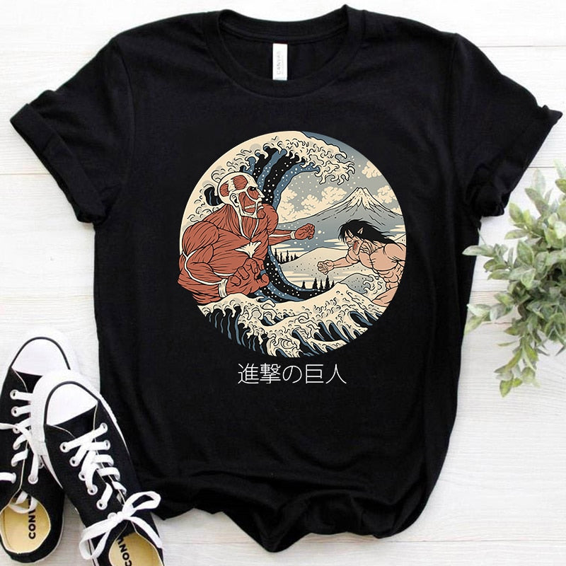 "CLASH" - Attack on Titan Anime Yeager Bertolt T-Shirts | 2 Colors