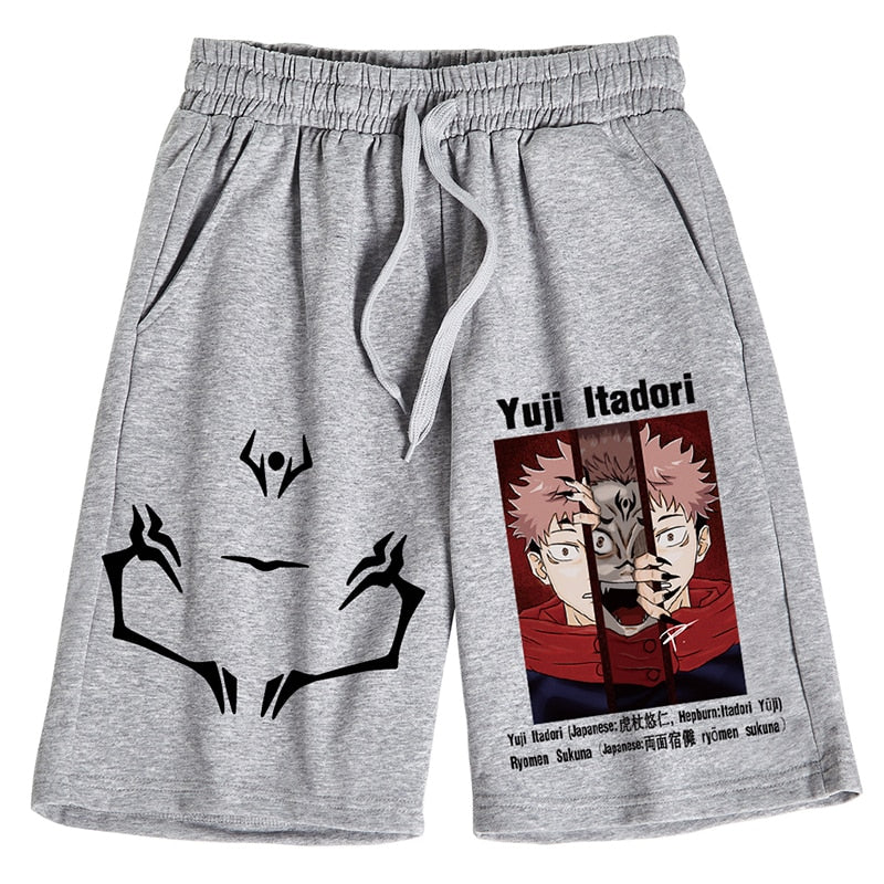 "DUAL" - Jujutsu Kaisen Anime Yuji-Ryomen Shorts | 2 Colors