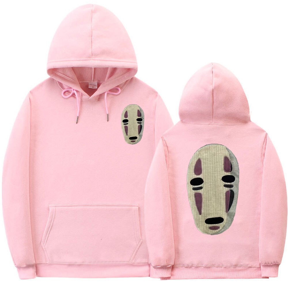 Anime - Streetwear - "No Face" Studio Ghibli Anime Oversized Hoodies | 6 Colors - Alpha Weebs