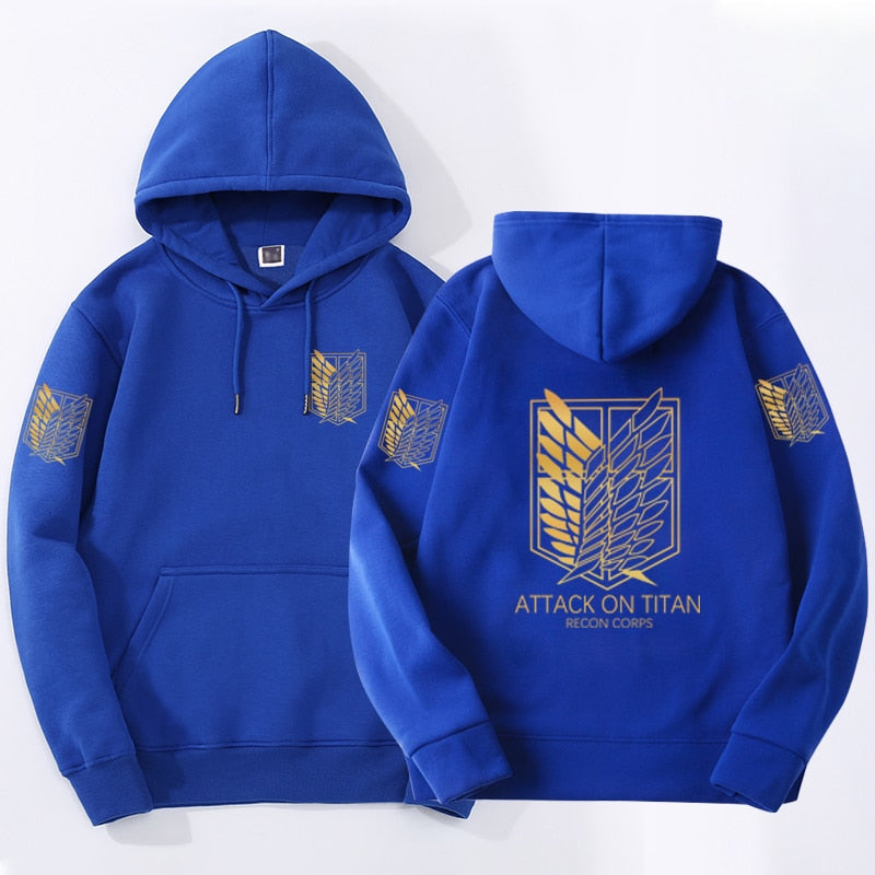 Golden Scouts - Attack On Titan Anime Printed Hoodies  | 5 Colors