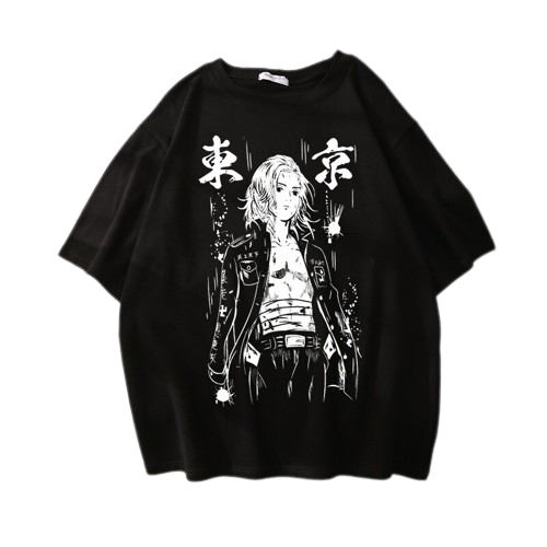 "LEADER" - Sano Manjirou - Tokyo Revengers Anime Oversized T-Shirt | 2 Colors