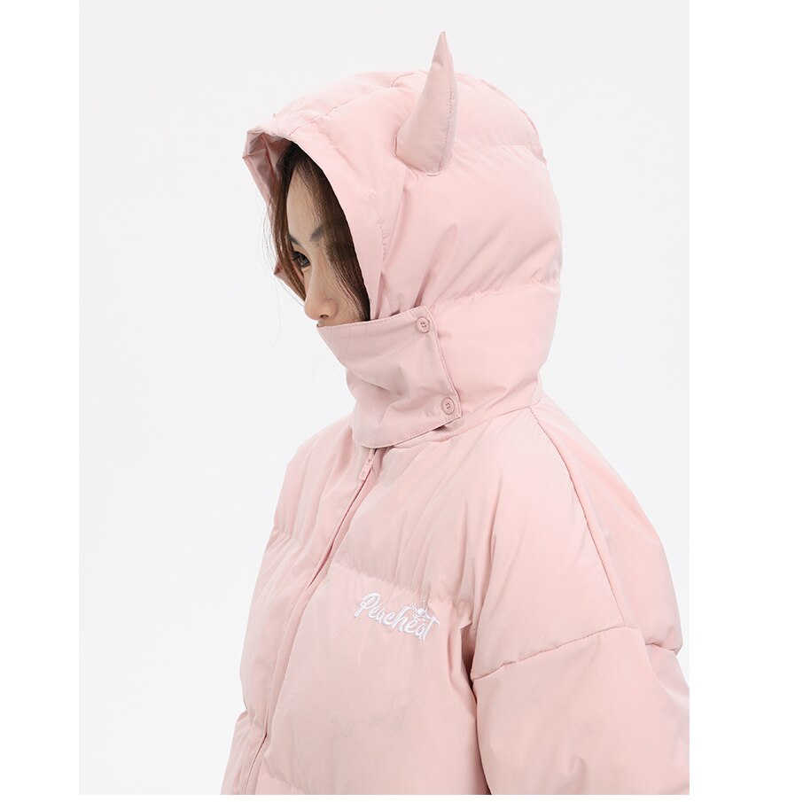 "SUCCUBA" - Anime Oversized Puffer Jackets | 2 Colors