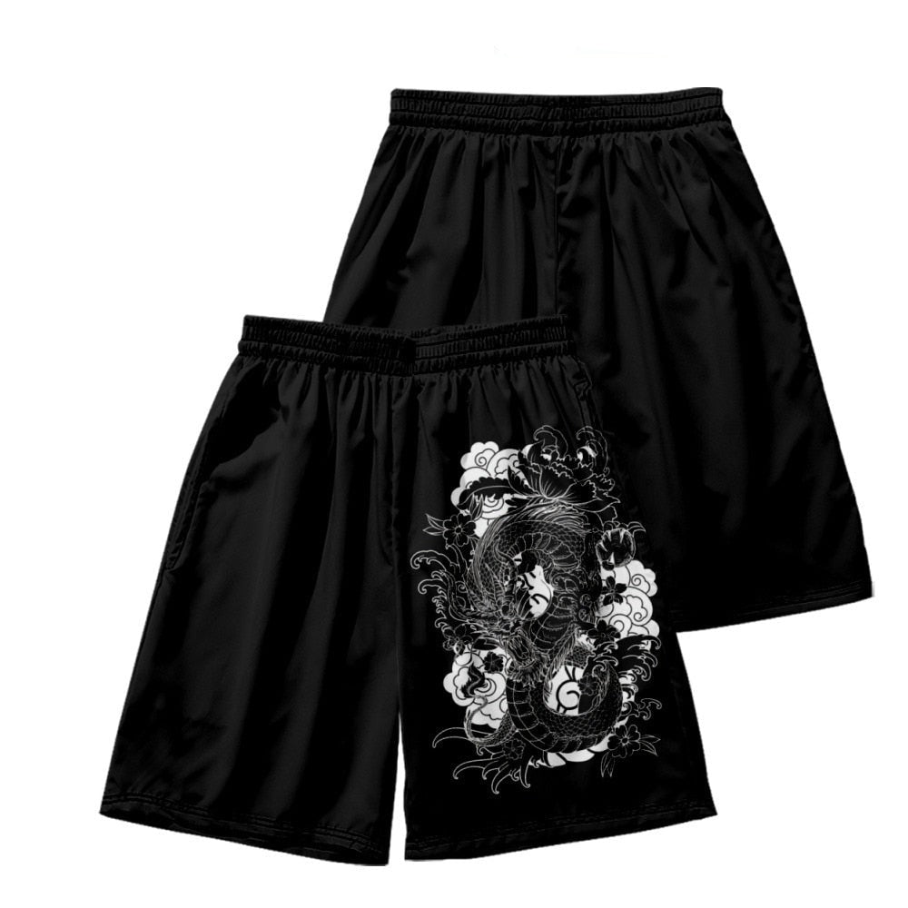 "SHENRON" - Dragon Ball Anime Oversized Shorts