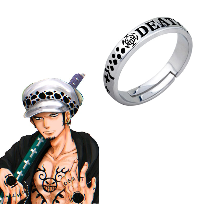 Anime - Streetwear - Trafalgar.D Water Law One Piece Anime Ring - Alpha Weebs