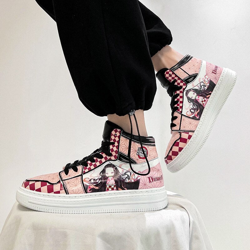 "AIR NEZUKO" - (High Top) - Demon Slayer Anime Sneakers