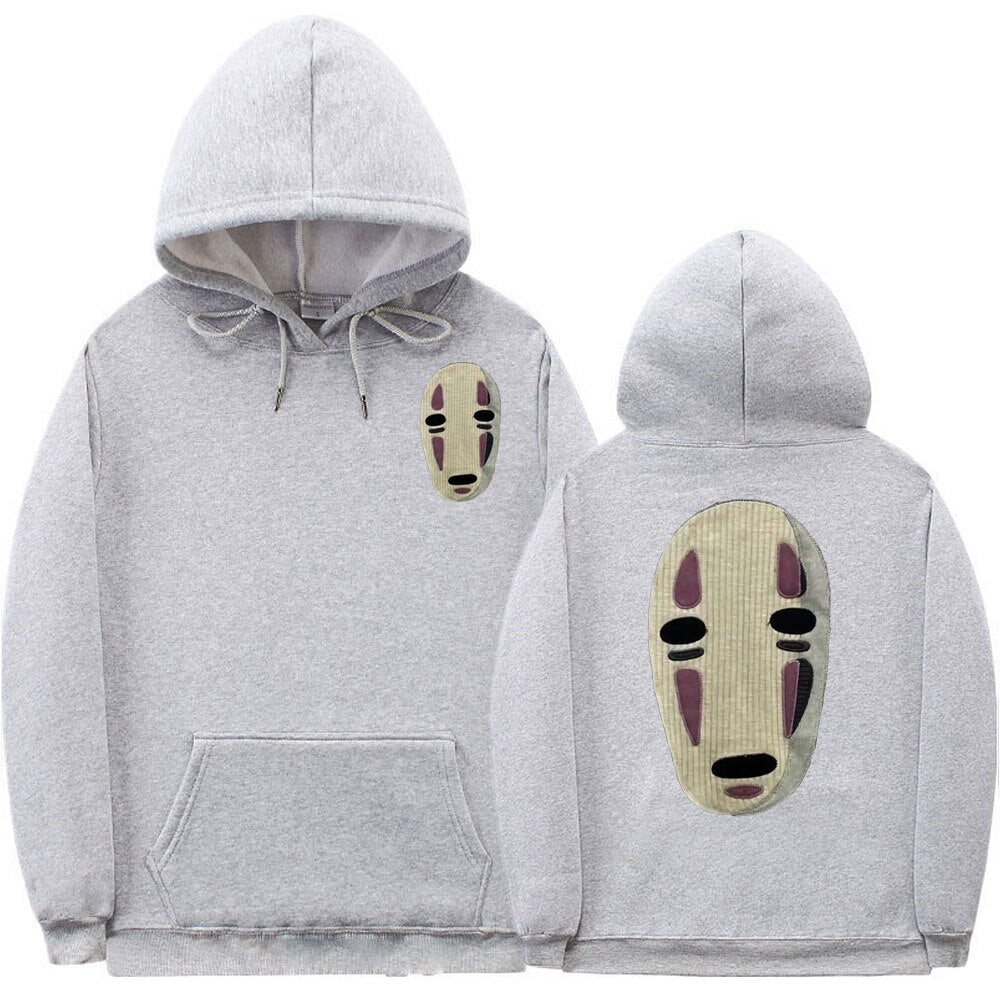 Anime - Streetwear - "No Face" Studio Ghibli Anime Oversized Hoodies | 6 Colors - Alpha Weebs