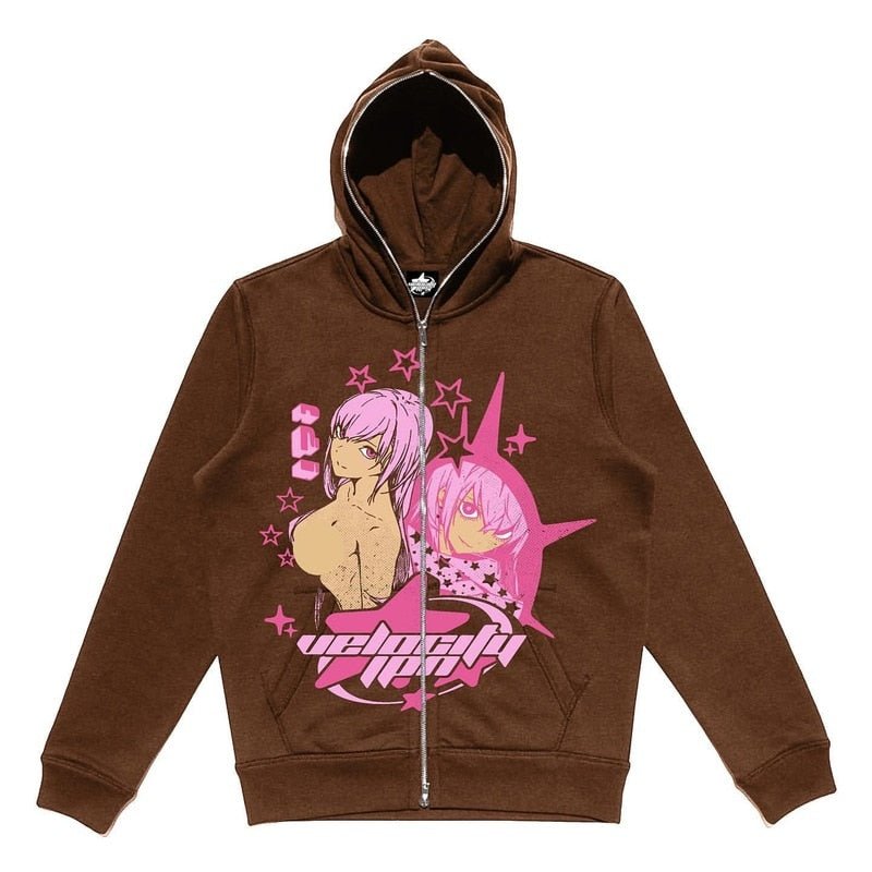 Anime - Streetwear - "VELOCITY" - Soul Eater Anime Oversized Hoodie | 5 Colors - Alpha Weebs