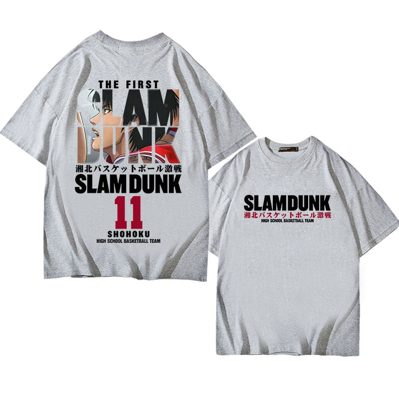 "HANAMICHI SAKURAGI" - Slam Dunk Anime Oversized T-Shirts | 4 Colors