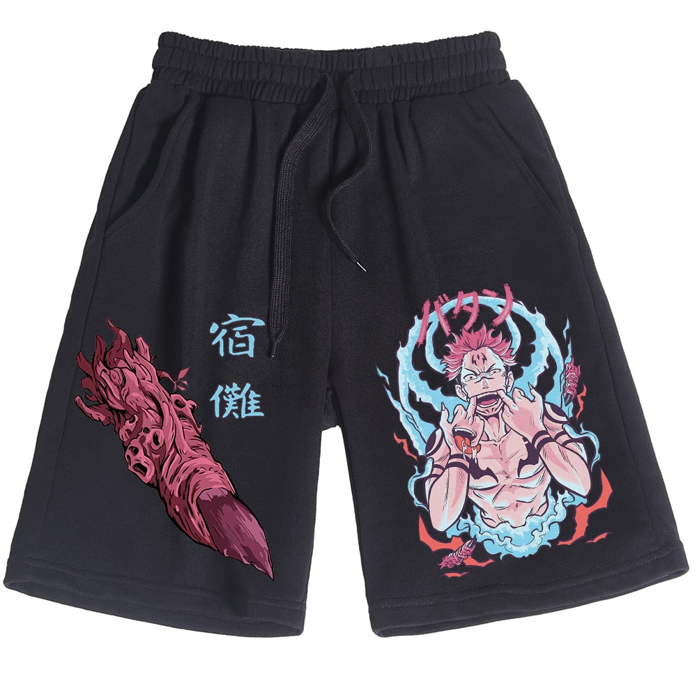 "FINGER-ING" - Jujutsu Kaisen Anime Ryomen Sukuna Shorts | 2 Colors