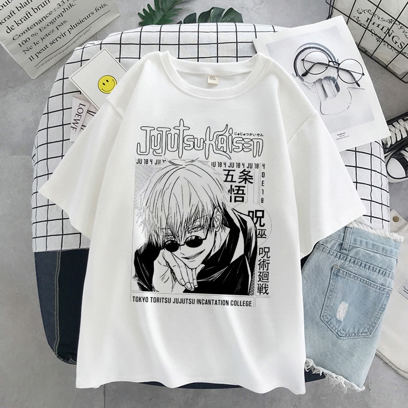 "DADDY SENSEI" - Gojo Jujutsu Kaisen Anime Oversized T-Shirts | 2 colors - Alpha Weebs