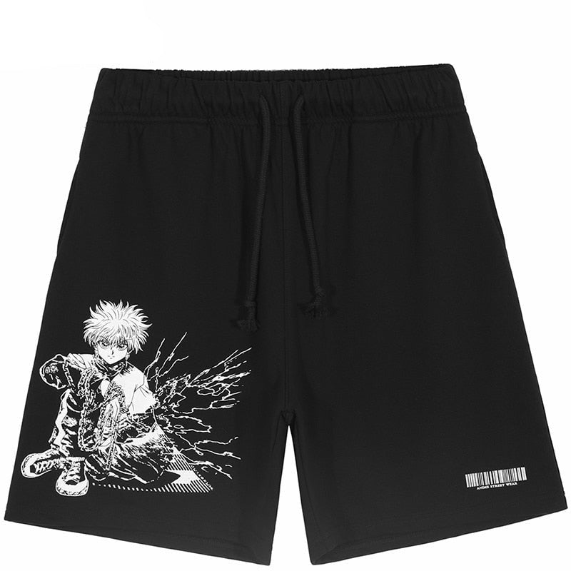 Anime - Streetwear - "SASSIN" - HxH Killua Anime Shorts - Alpha Weebs