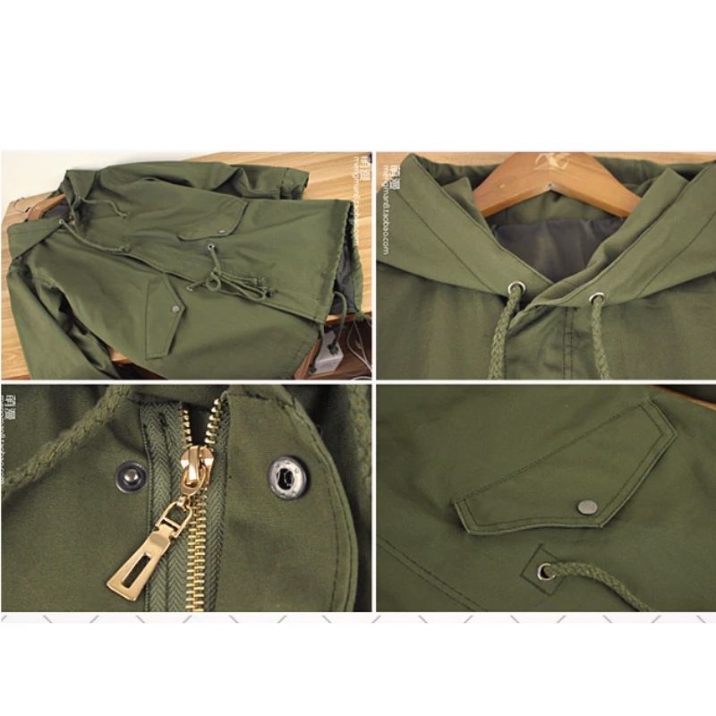 Anime - Streetwear - Survey Corps Long Hooded Coat | Green Color - AOT Anime Anime - Alpha Weebs