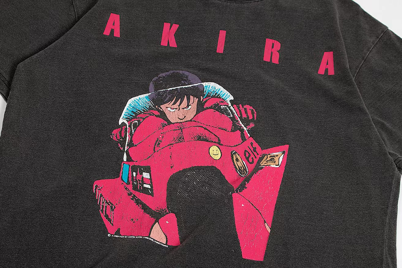 Anime - Streetwear - "APOCOLYPS" - Akira Anime Oversized Vintage Style Kei T-Shirt - Alpha Weebs