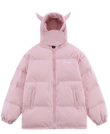 "SUCCUBA" - Anime Oversized Puffer Jackets | 2 Colors