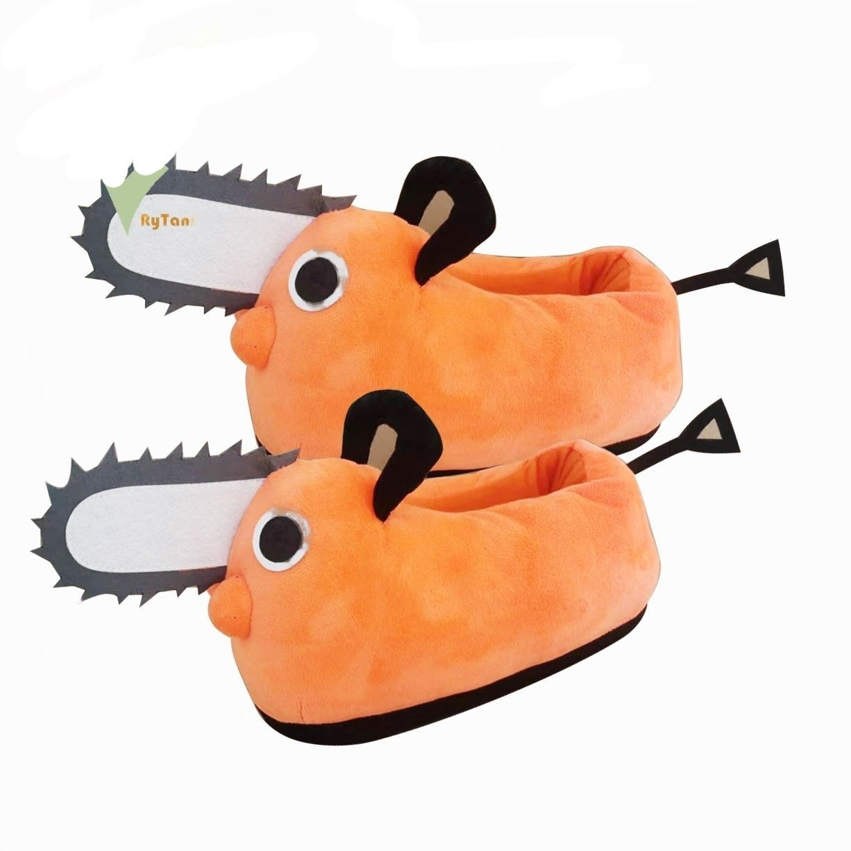 Pochita Slides - Chainsaw Man Anime Shoes Plushies - Alpha Weebs