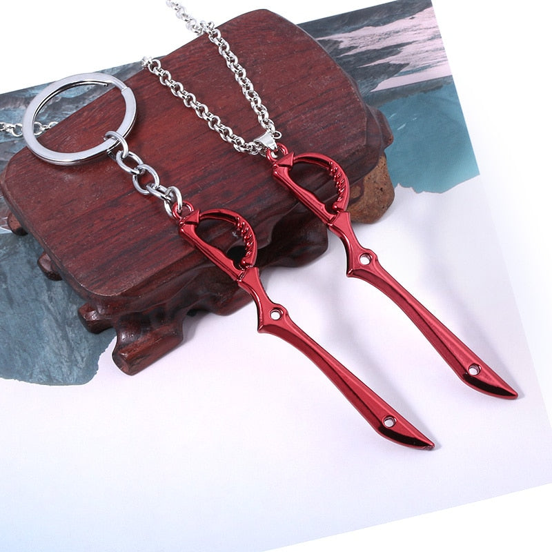 Anime - Streetwear - "SCISSOR BLADE" - Ryuko Kill la Kill Anime Necklaces / Keychains - Alpha Weebs