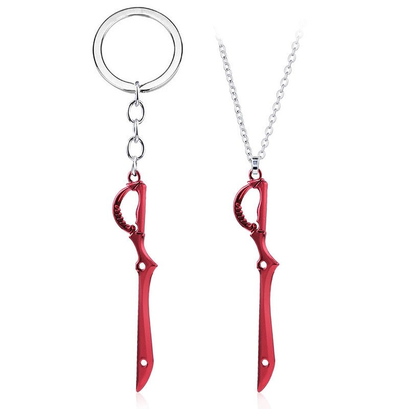 Anime - Streetwear - "SCISSOR BLADE" - Ryuko Kill la Kill Anime Necklaces / Keychains - Alpha Weebs