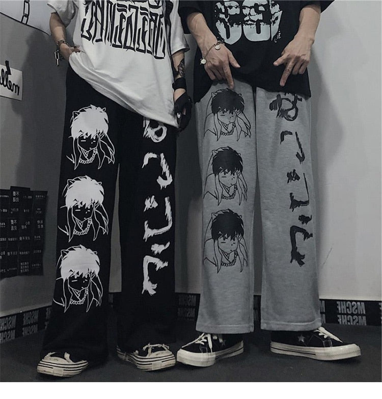 "MONOTONE" - Inuyasha Anime Pants | 2 Colors