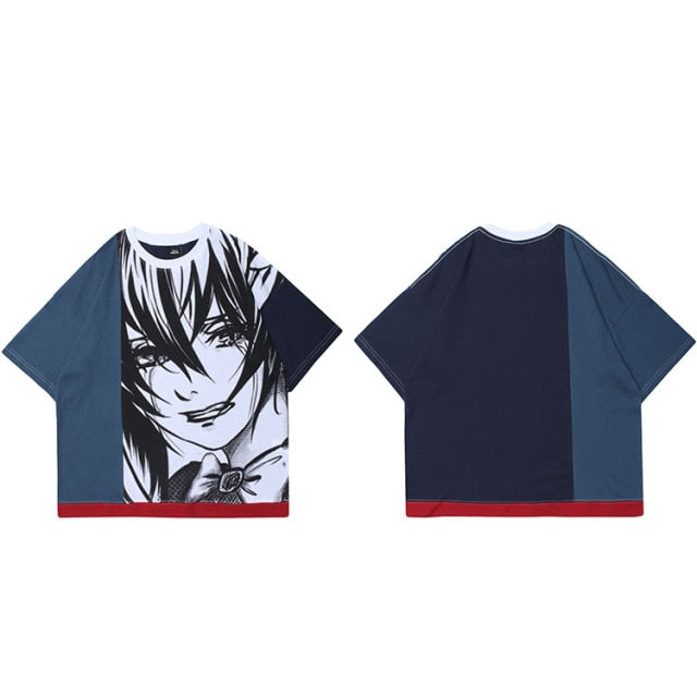 Anime - Streetwear - "KANASHII" - Anime T-Shirt | 2 Colors - Alpha Weebs