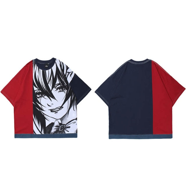 Anime - Streetwear - "KANASHII" - Anime T-Shirt | 2 Colors - Alpha Weebs