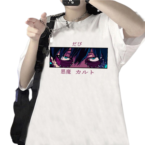 "DEVILS EYES" - My Hero Academia Anime Dabi Oversized T-Shirts | 2 Colors - Alpha Weebs